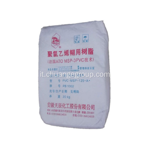 Resina di emulsione in PVC PB-1302 Creazione di trasportatori industriali